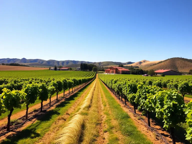 San Diego wine trail day trips — vineyards and rolling hills of San Diego County wine country